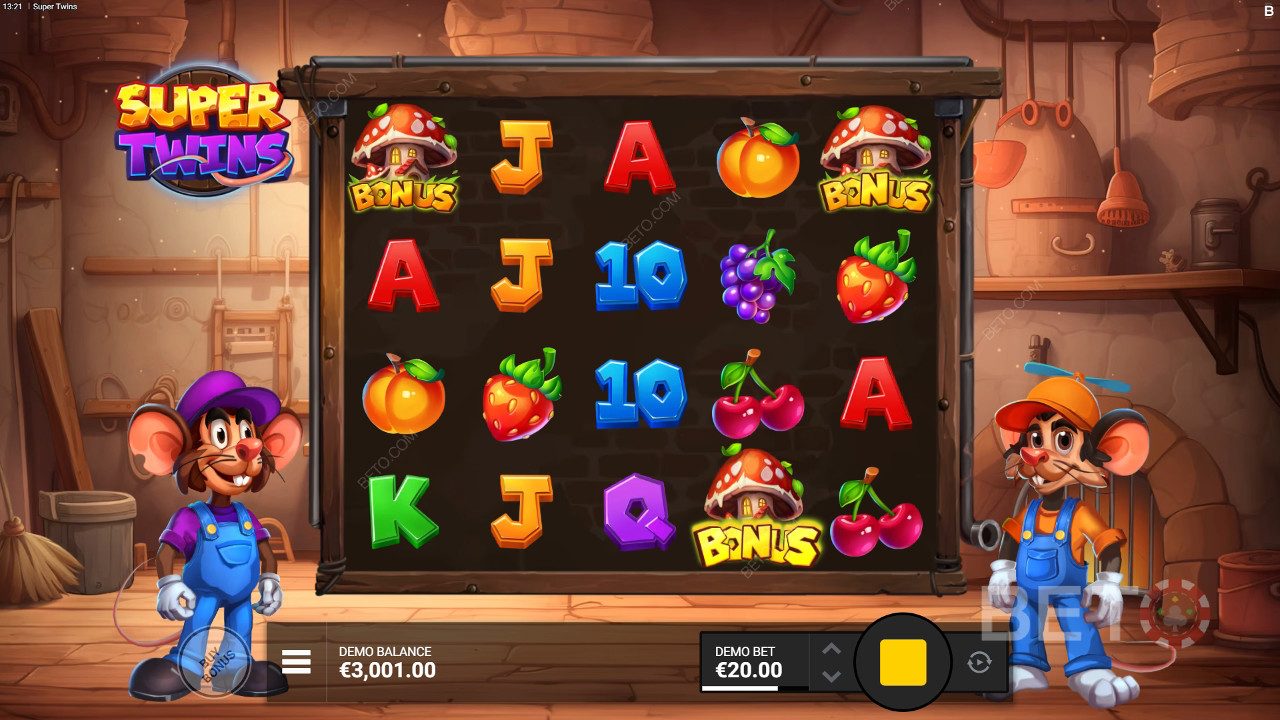مراجعة التوائم الخارقة من BETO Slots