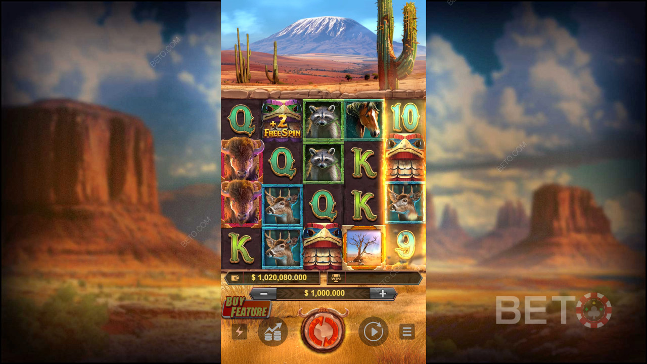 مراجعة لعبة Buffalo Rush من BETO Slots