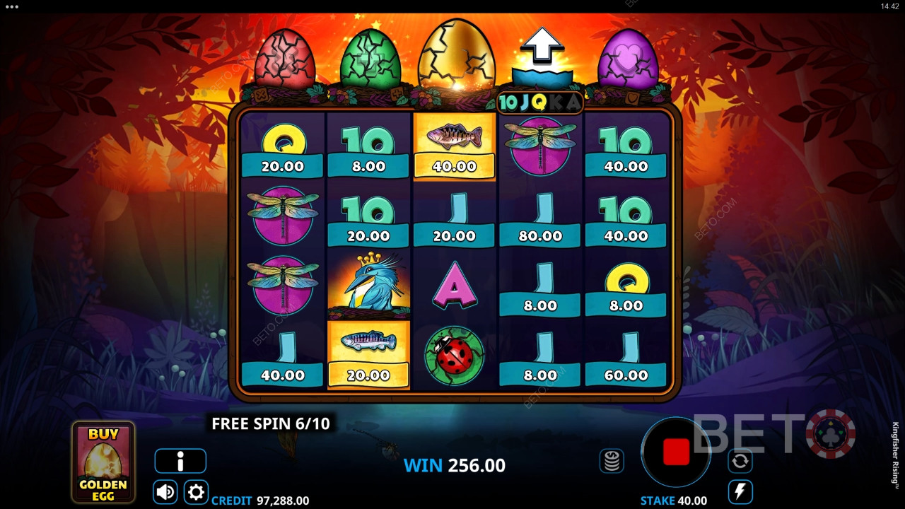 مراجعة ارتفاع الرفراف الصاعد من قِبل BETO Slots