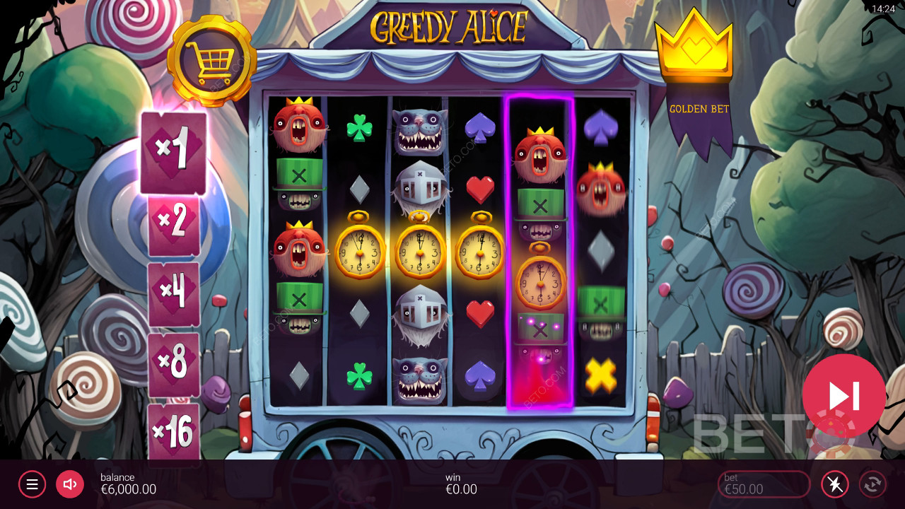 مراجعة أليس الجشعة من قبل BETO Slots