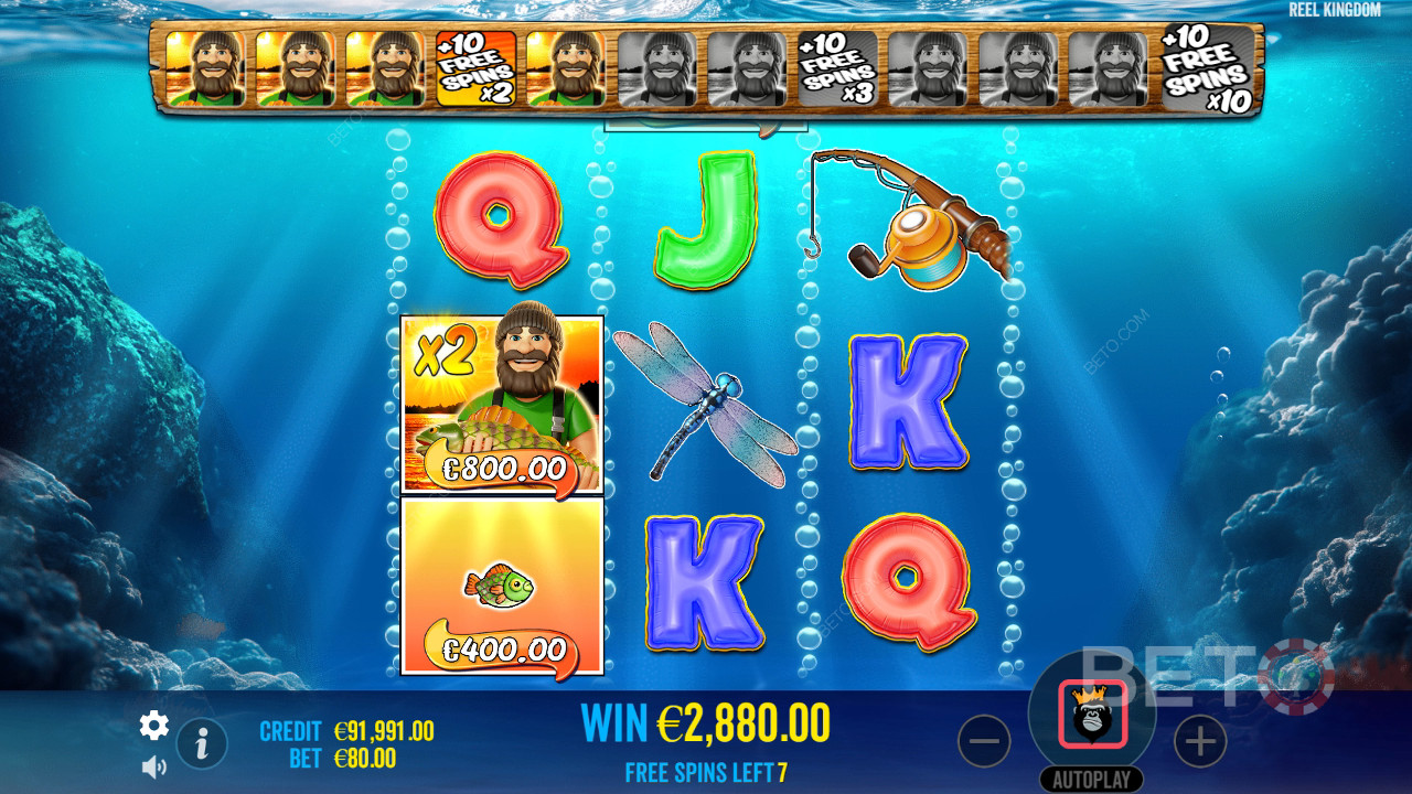 شرح ميزات المكافآت في Big Bass Bonanza 3 Reeler بواسطة Reel Kingdom