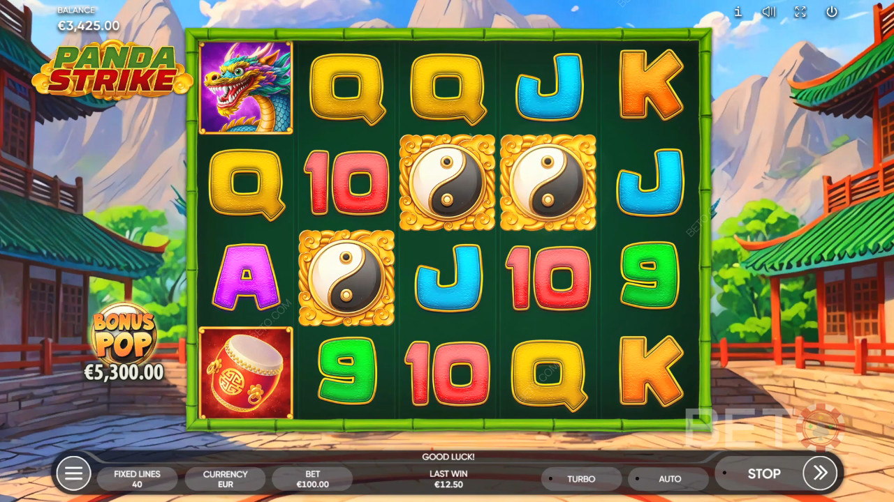 مراجعة Panda Strike من BETO Slots