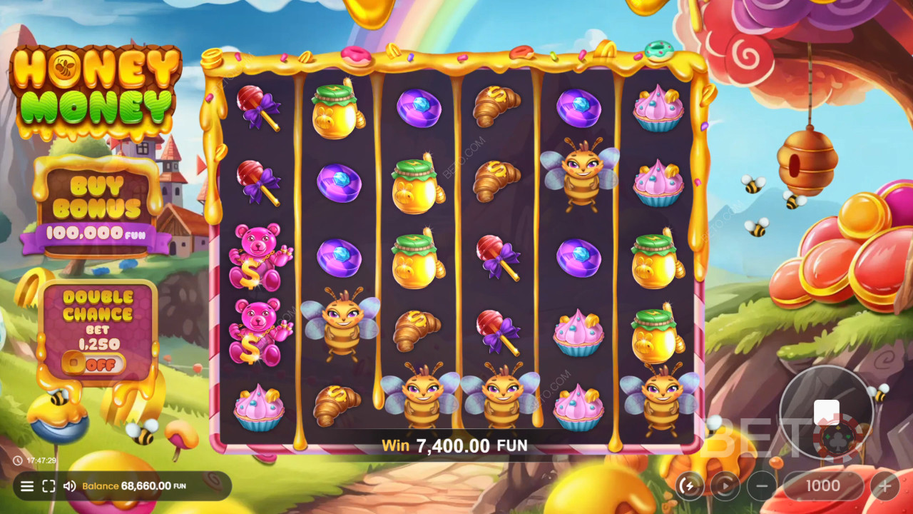 مراجعة Honey Money من BETO Slots