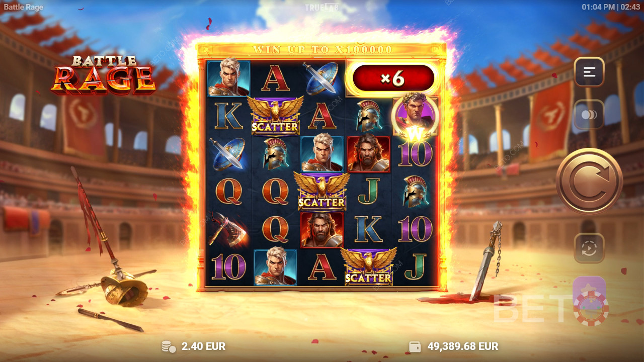 مراجعة Battle Rage Review من BETO Slots