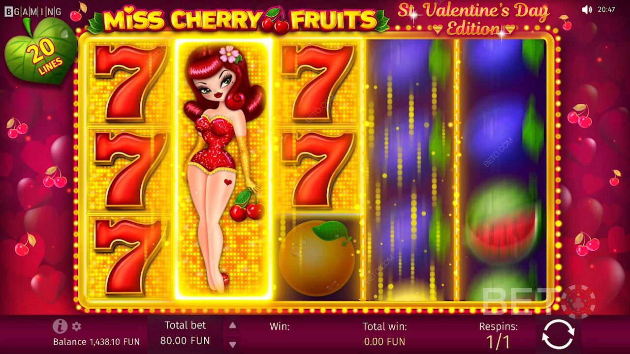 شبكة 5x3 في Miss Cherry Fruits