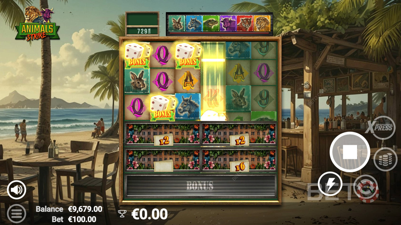 مراجعة إضراب الحيوانات من قبل BETO Slots