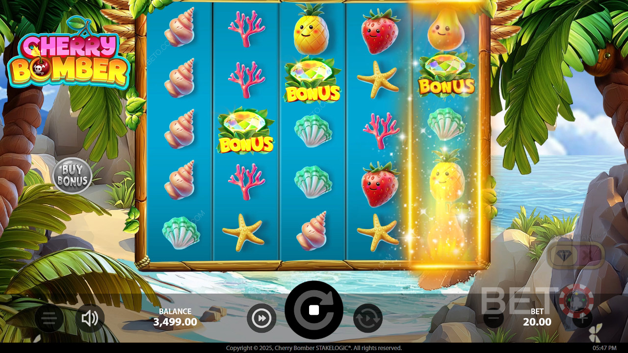 مراجعة Cherry Bomber من BETO Slots