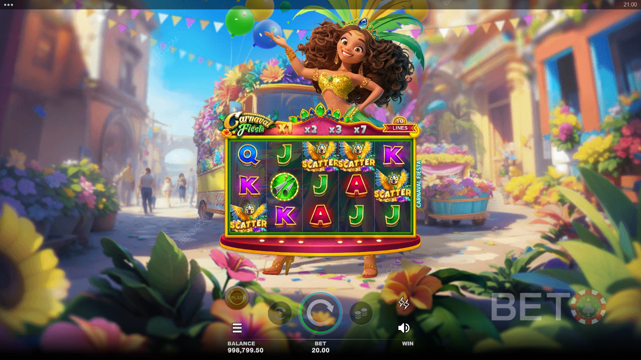 مراجعة مهرجان الكرنفال فييستا من BETO Slots