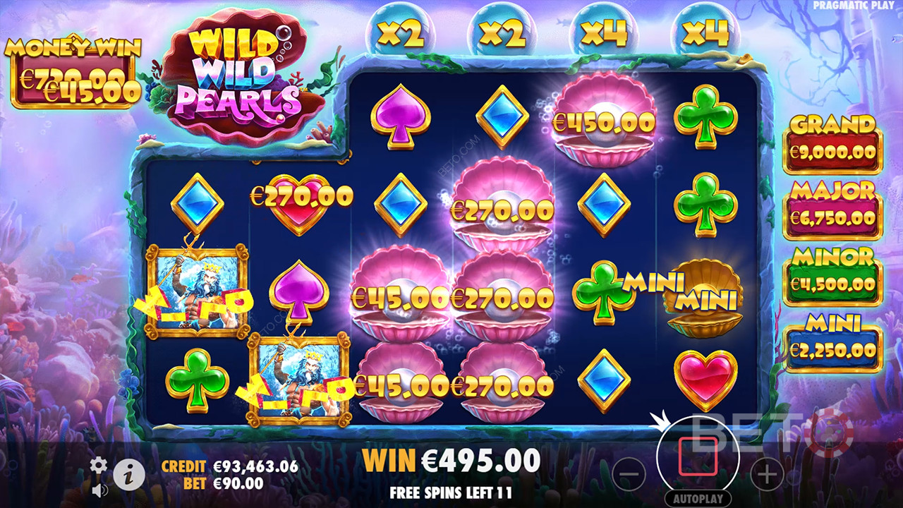 مراجعة Wild Wild Pearls من BETO Slots