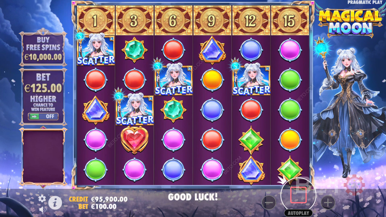 مراجعة القمر السحري بواسطة فتحات BETO Slots