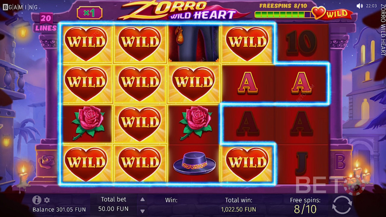 Wild Hearts على شبكة Zorro Wild Heart