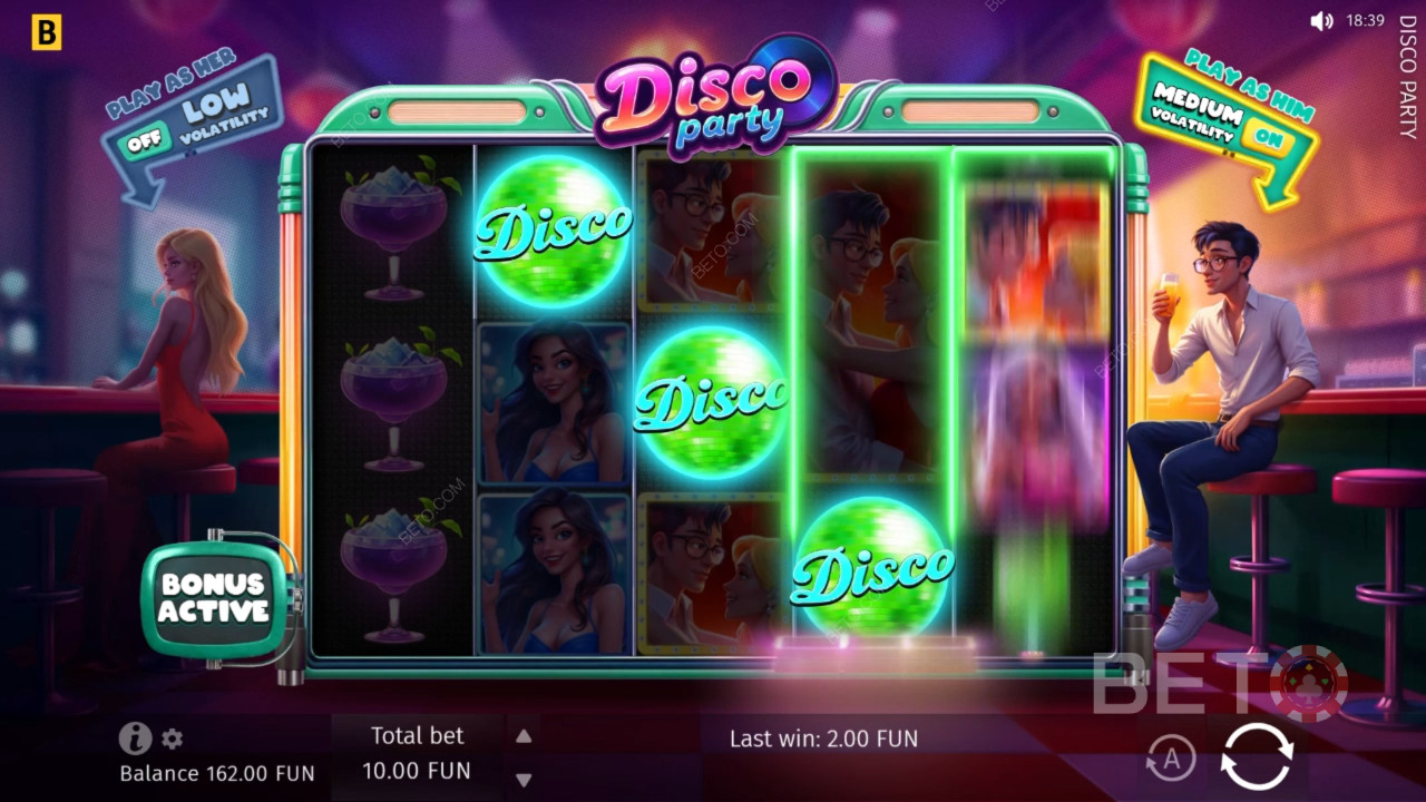 مراجعة حفلة الديسكو من BETO Slots