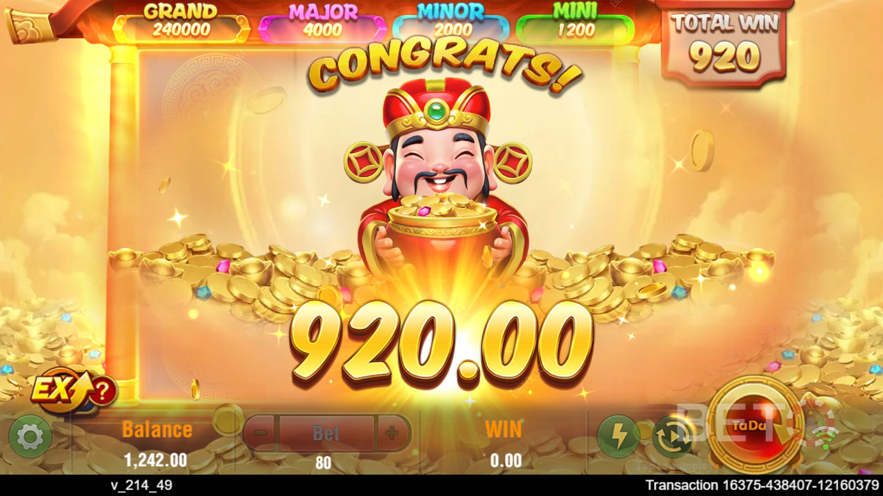 اربح 3,000 ضعف رهانك في فتحة رهان المال على الإنترنت!