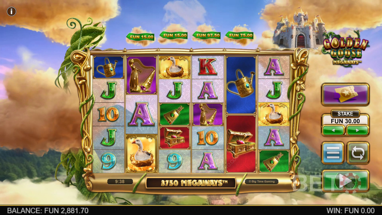 مراجعة Golden Goose Megaways بواسطة BETO Slots