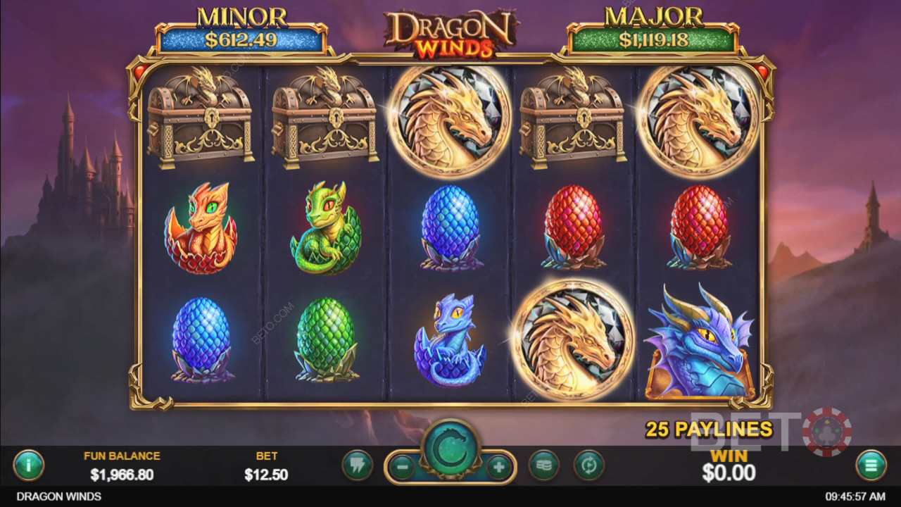 مراجعة رياح التنين من BETO Slots