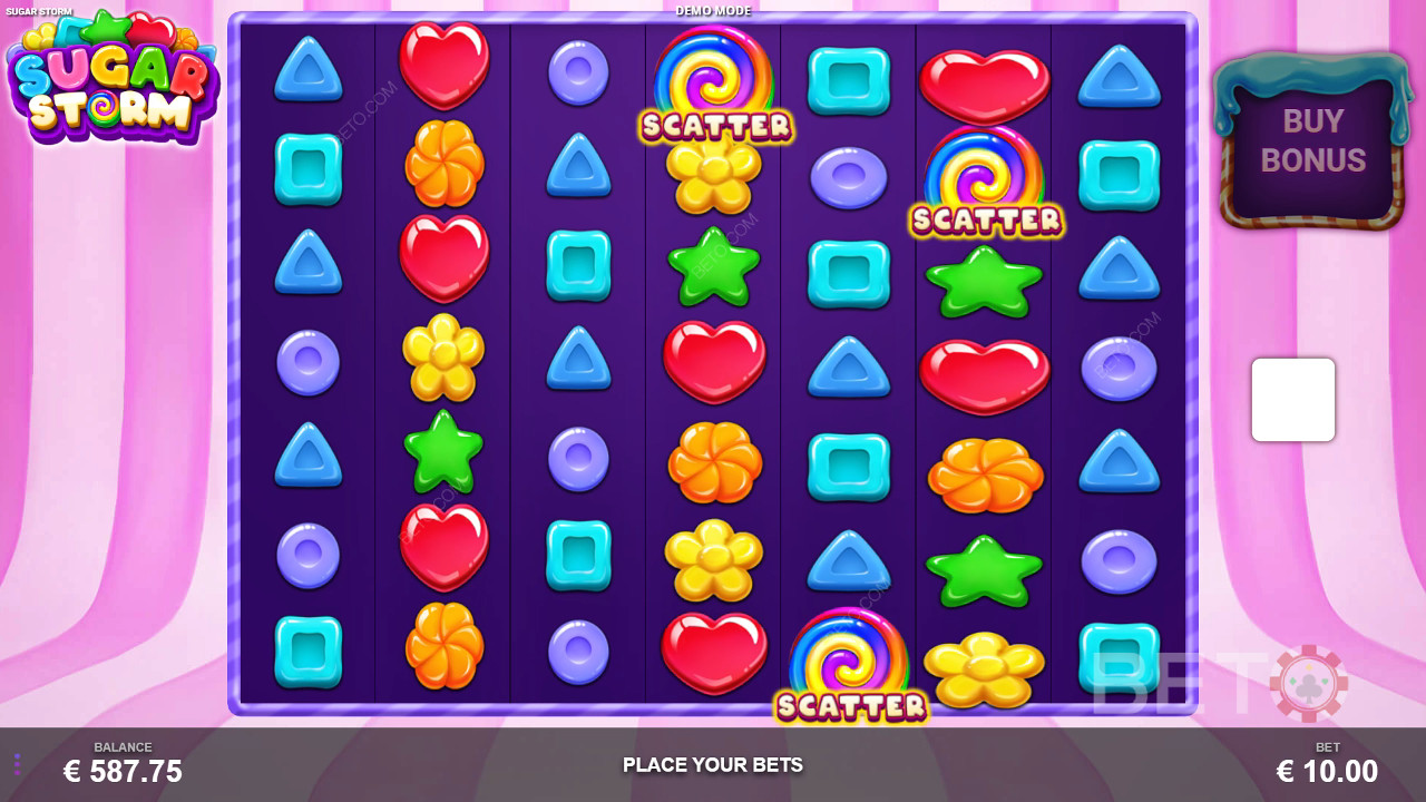 مراجعة Sugar Storm من BETO Slots