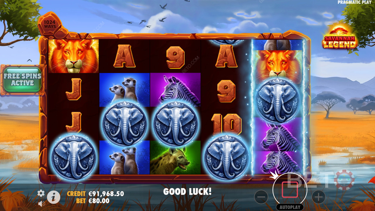 مراجعة أسطورة السافانا من BETO Slots