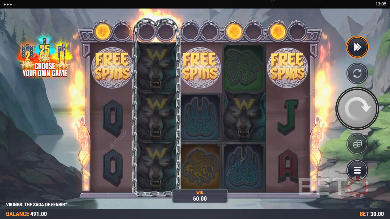 الفايكنج: مراجعة ملحمة فينرير من قبل BETO Slots