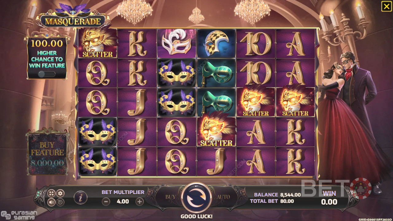 مراجعة الحفلة التنكرية من BETO Slots