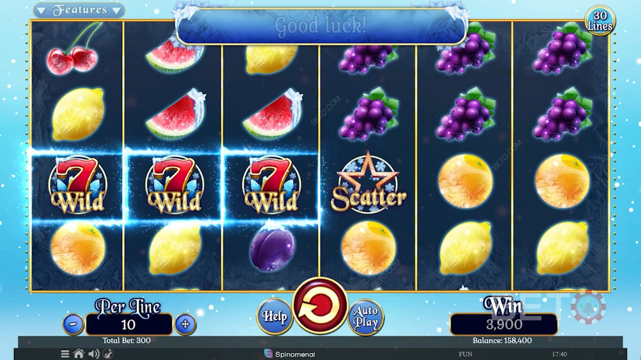 Fruits On Ice Collection 30 Lines اللعب المجاني