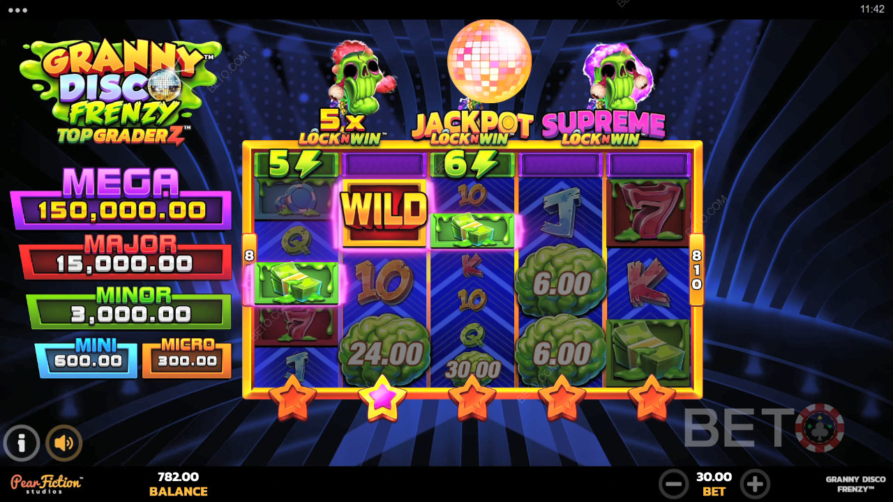مراجعة جنون الجدة الديسكو من قبل BETO Slots