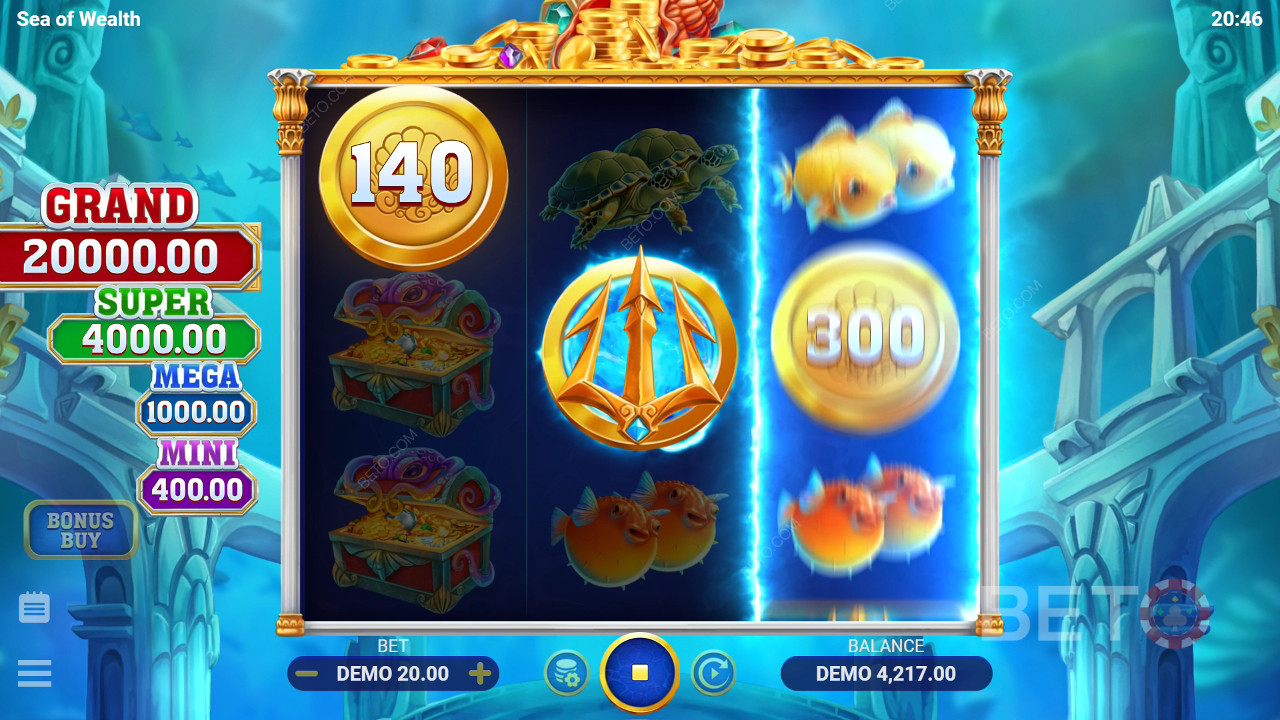 مراجعة Sea of Wealth Review by BETO Slots