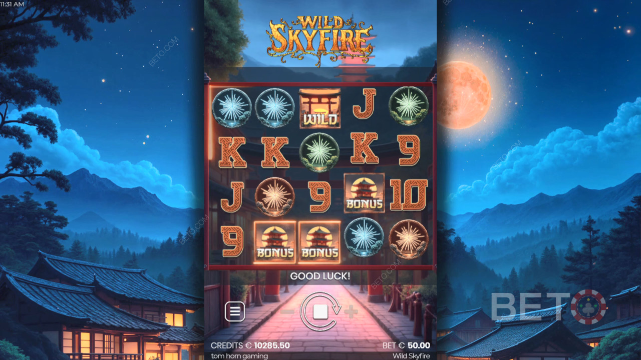 مراجعة Wild Skyfire من BETO Slots