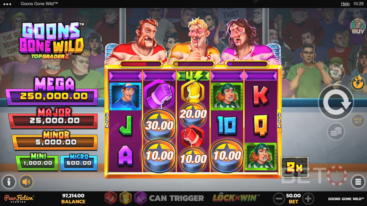 مراجعة لعبة Goons Gone Wild من BETO Slots