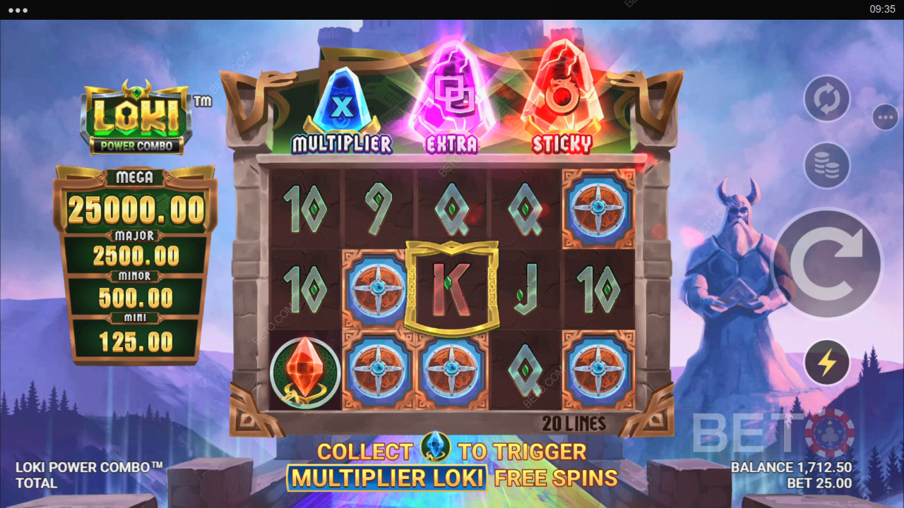 مراجعة كومبو قوة لوكي باور كومبو من BETO Slots
