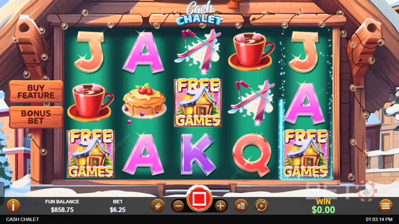 مراجعة Cash Chalet من BETO Slots