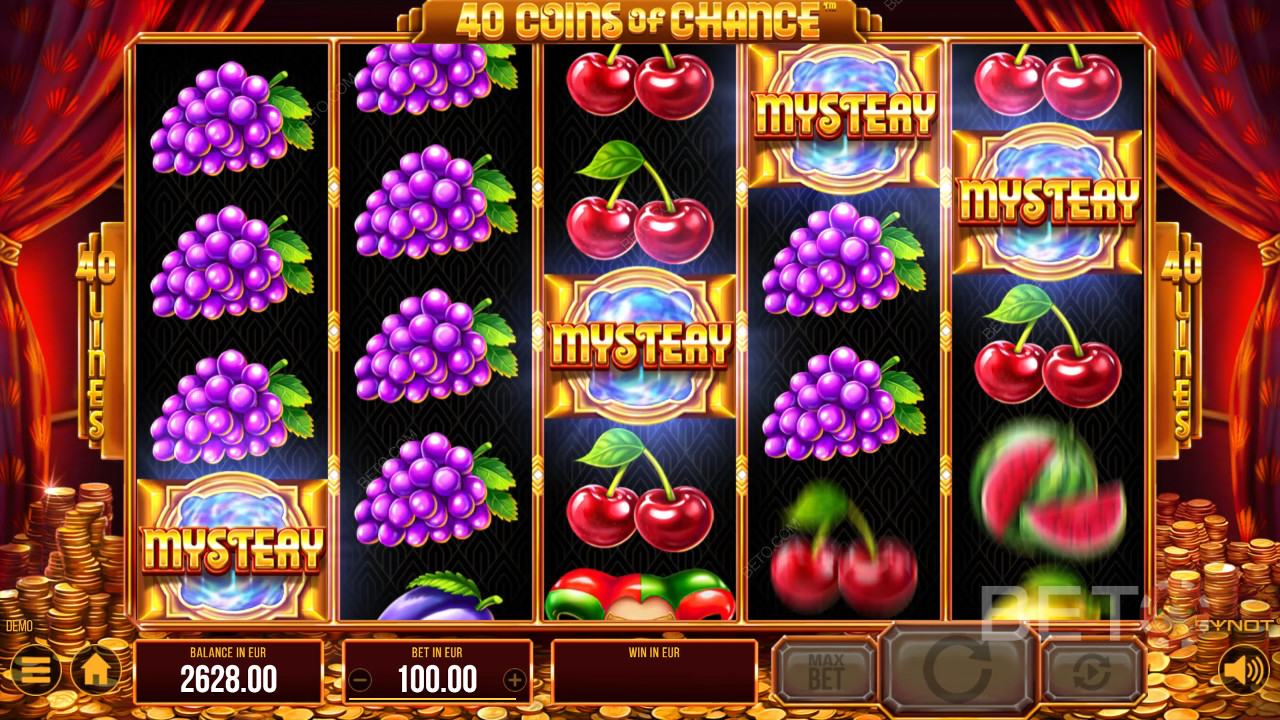مراجعة 40 قطعة نقدية للفرصة من قبل BETO Slots