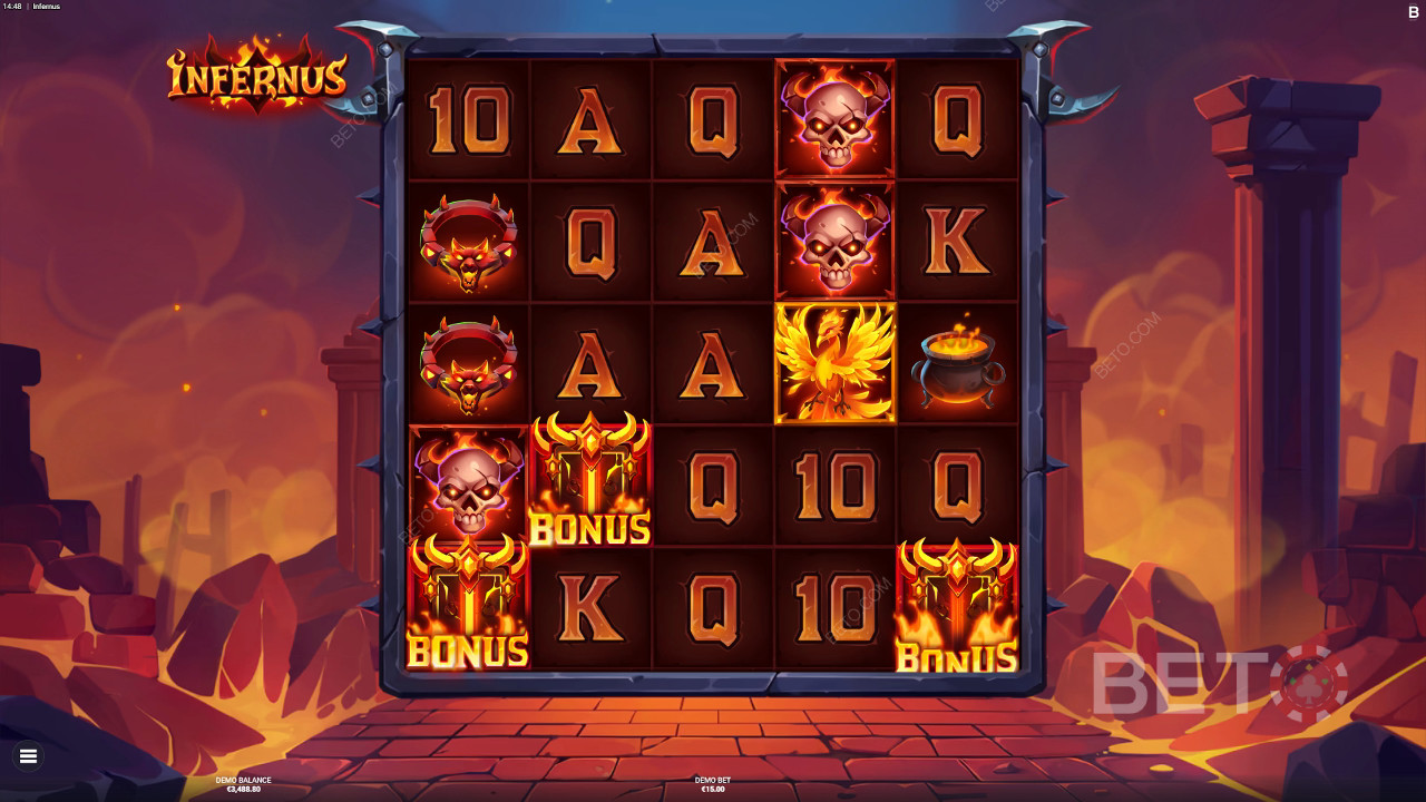 مراجعة Infernus بواسطة فتحات BETO Slots