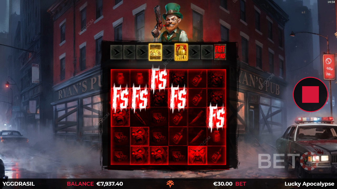 مراجعة نهاية العالم المحظوظة من قِبل BETO Slots