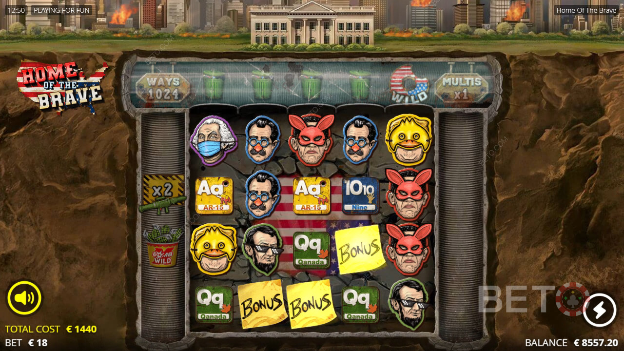 مراجعة منزل الشجعان من BETO Slots