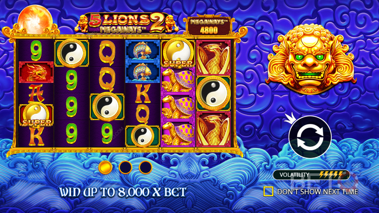 هل 5 Lions Megaways 2 ممتع؟