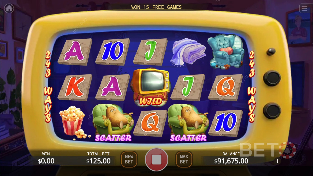 مراجعة البطاطس على الأريكة من BETO Slots