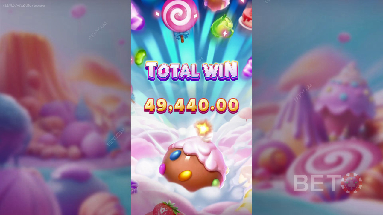 اربح 25,000 ضعف رهانك في لعبة سلوت بوب بوب كاندي 1000 أون لاين!