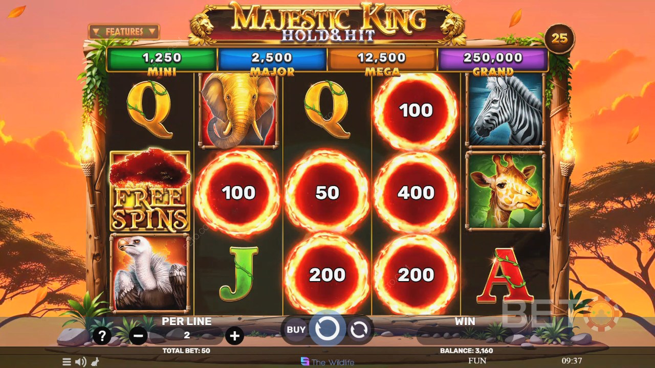Majestic King - Hold & Hit اللعب المجاني