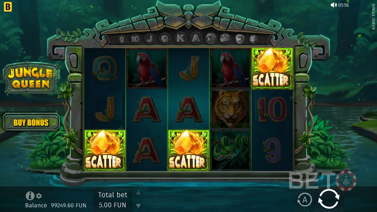 مراجعة Jungle Queen من BETO Slots