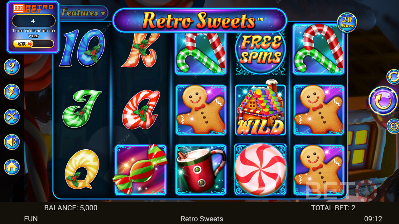 Retro Sweets اللعب المجاني