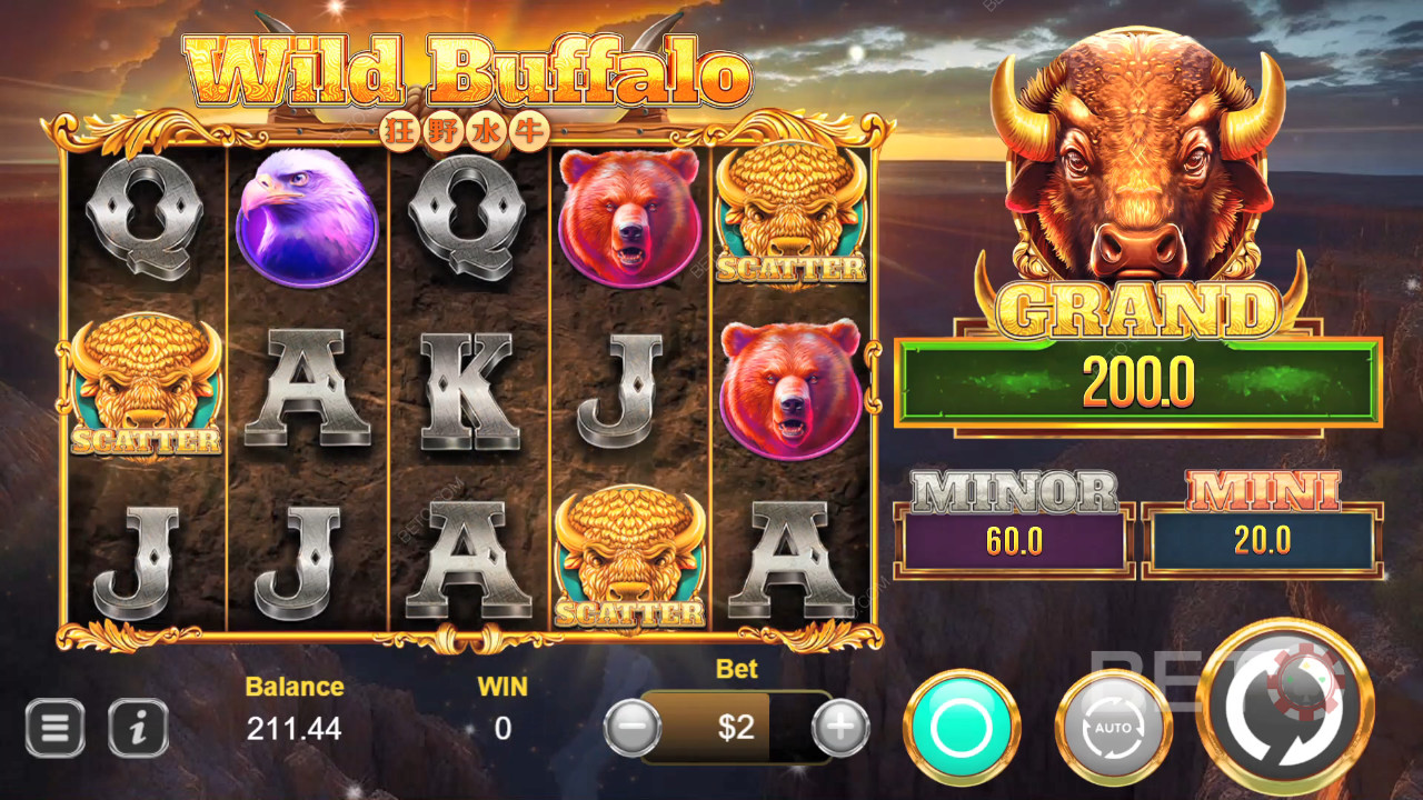 مراجعة Wild Buffalo من BETO Slots