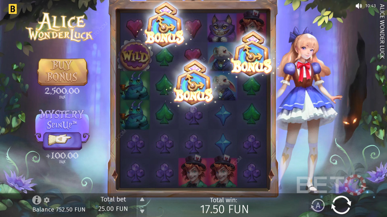 مراجعة Alice WonderLuck من BETO Slots