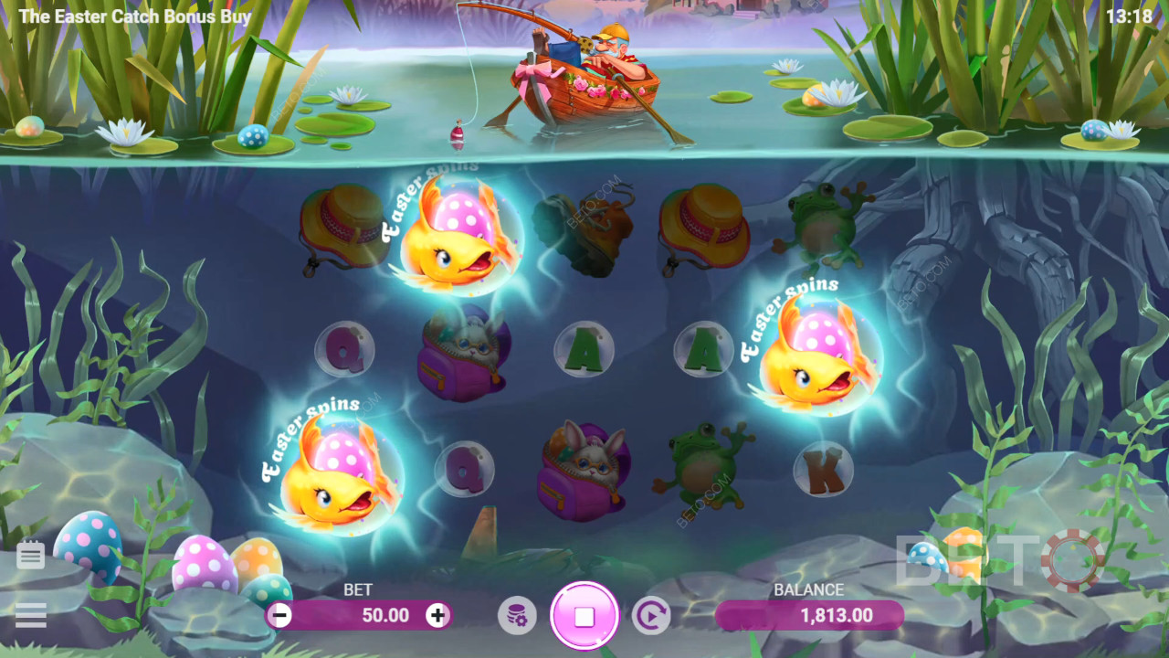 مراجعة لعبة The Easter Catch من BETO Slots