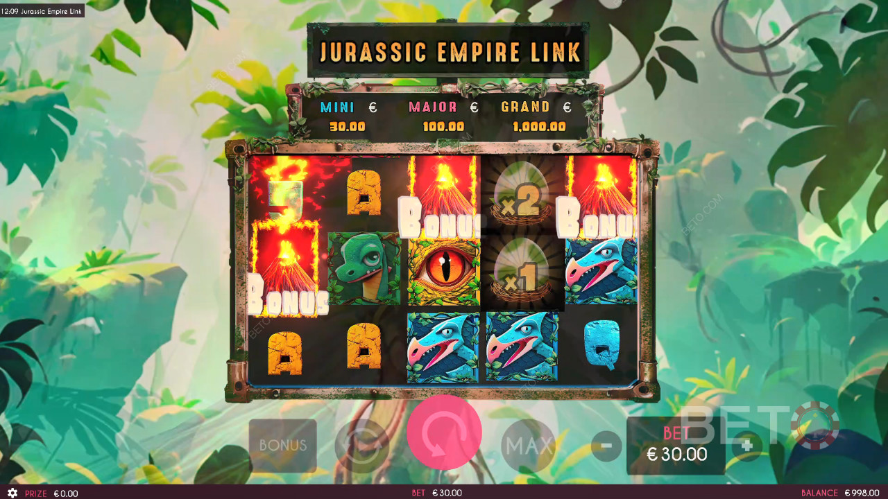مراجعة رابط الإمبراطورية الجوراسية من BETO Slots