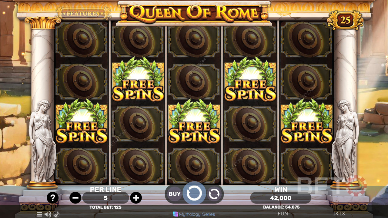 مراجعة ملكة روما من قِبل BETO Slots