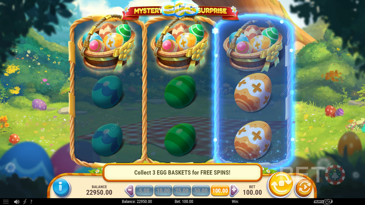 مراجعة مفاجأة البيضة الغامضة من BETO Slots