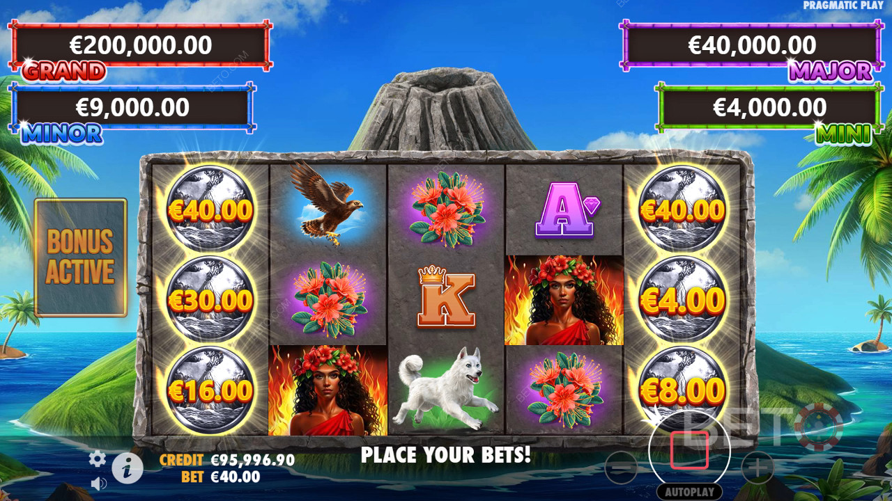 مراجعة آلهة البركان بواسطة فتحات البركان من BETO Slots