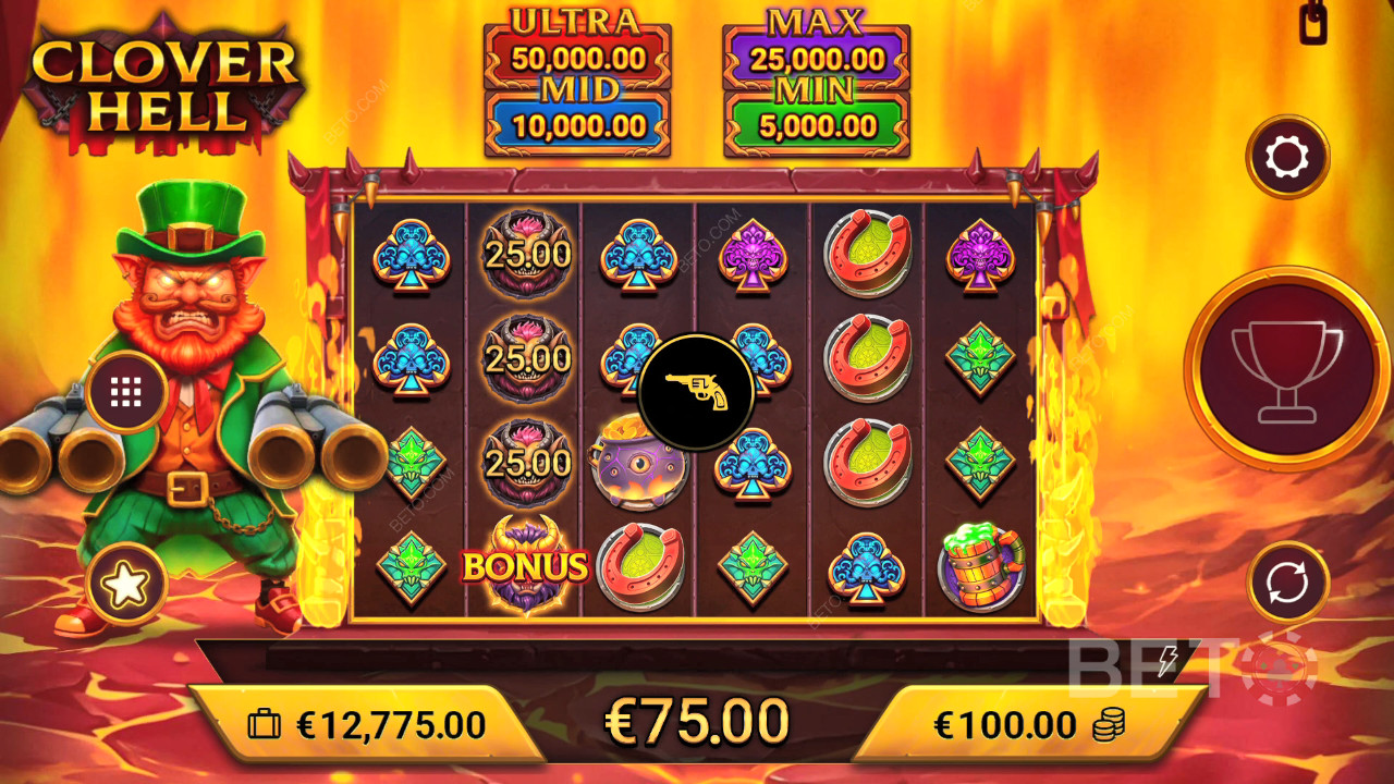 مراجعة Clover Hell من BETO Slots