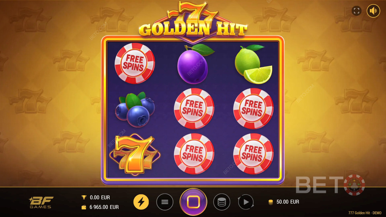 مراجعة 777 الضربة الذهبية من BETO Slots