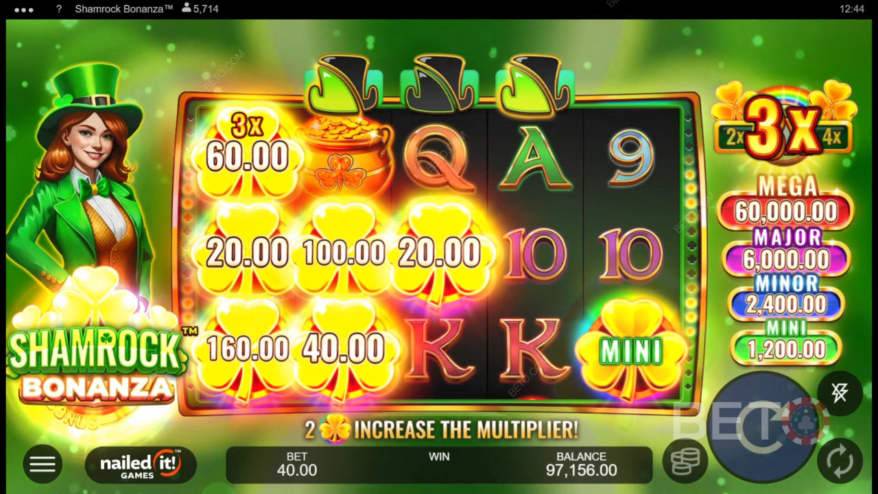 مراجعة Shamrock Bonanza من BETO Slots